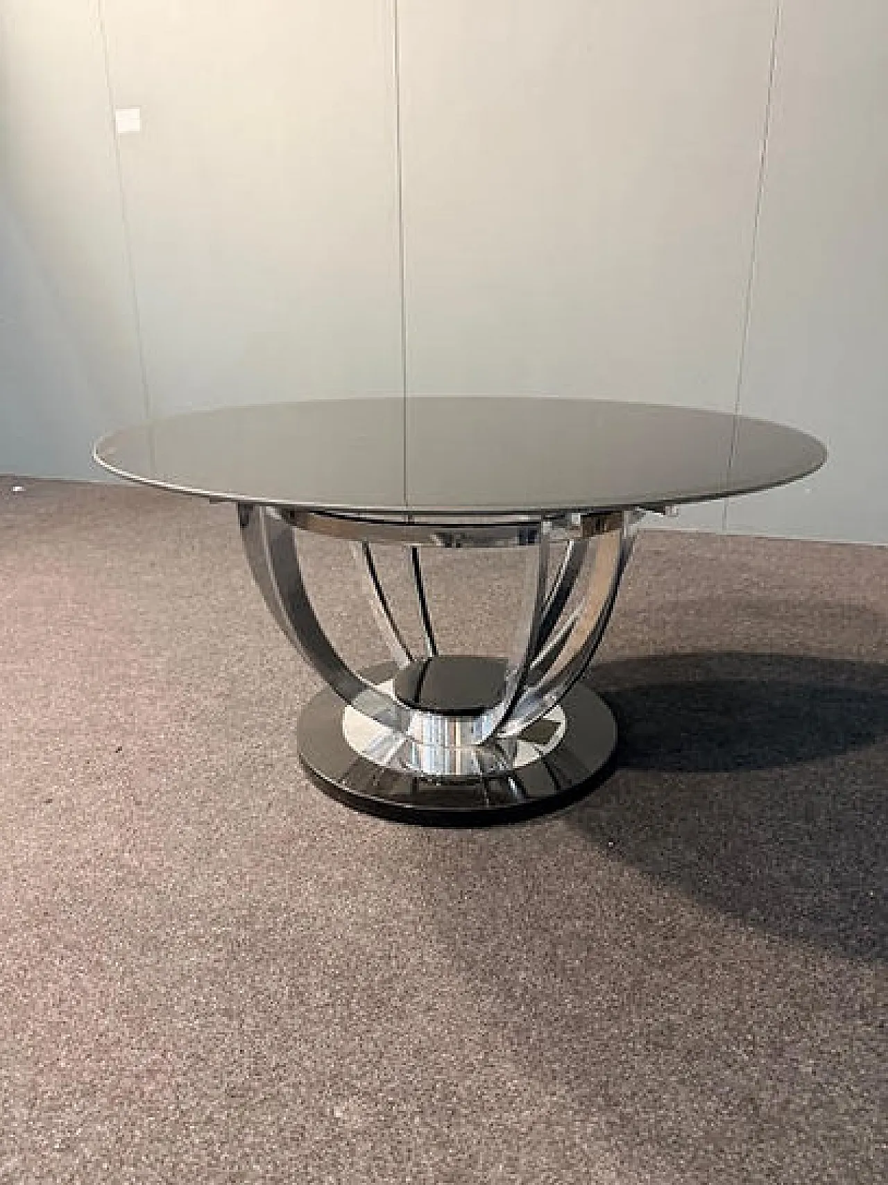 Glass-topped coffee table, 1970s 5