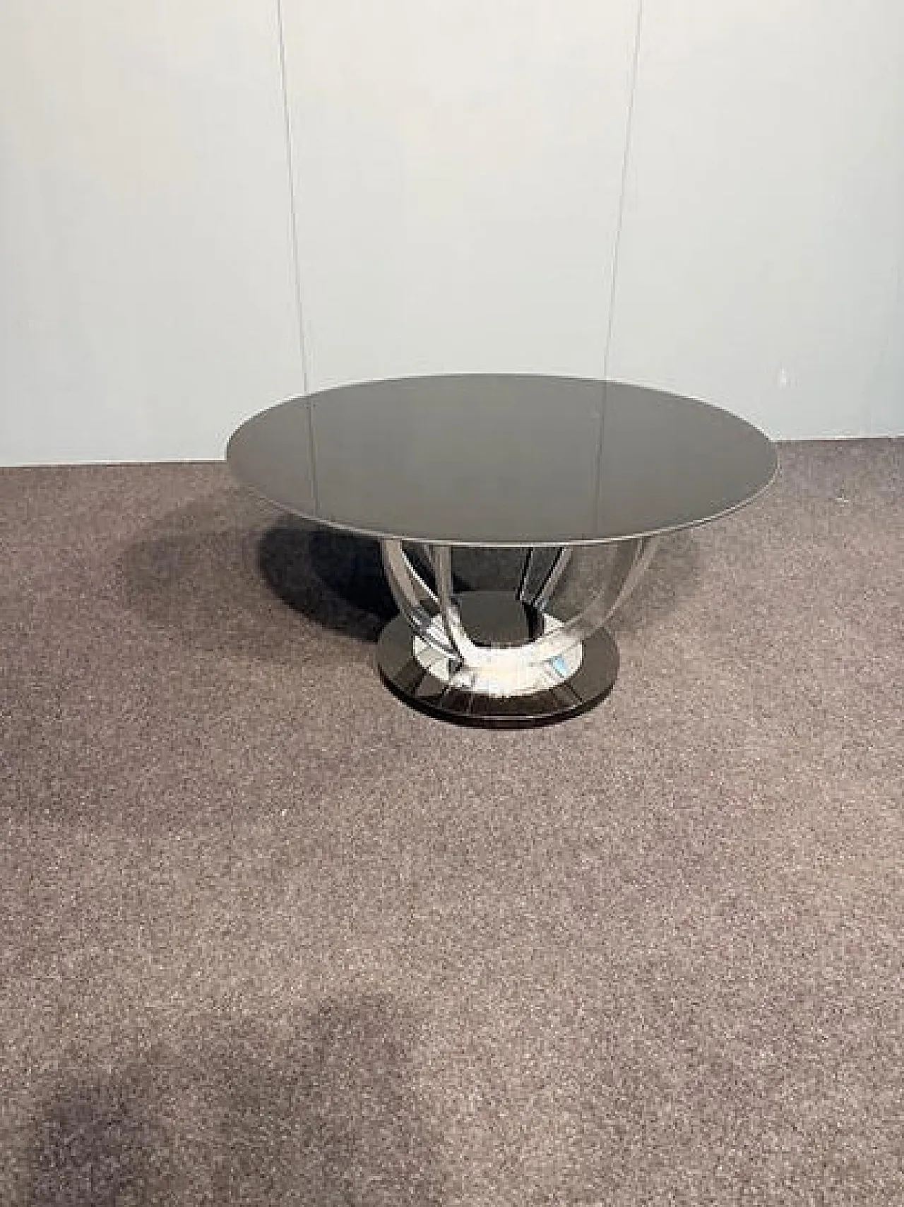 Glass-topped coffee table, 1970s 8