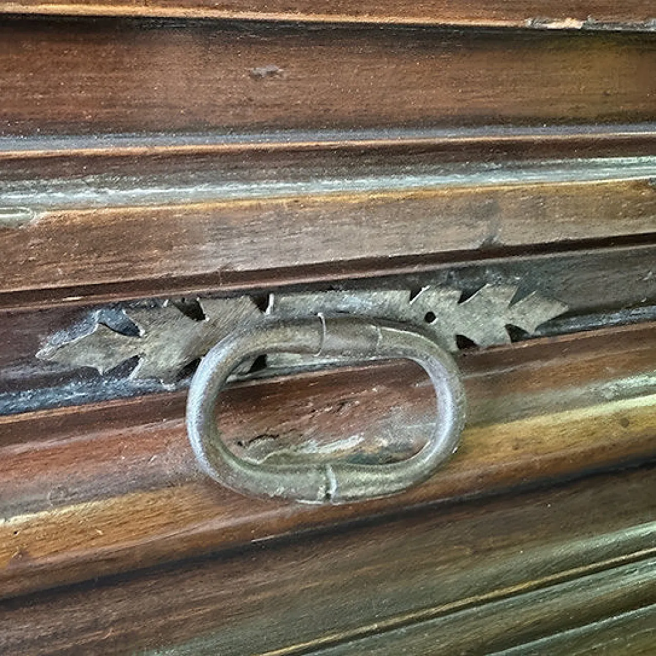 Solid wood double-body sideboard, 17th century 5