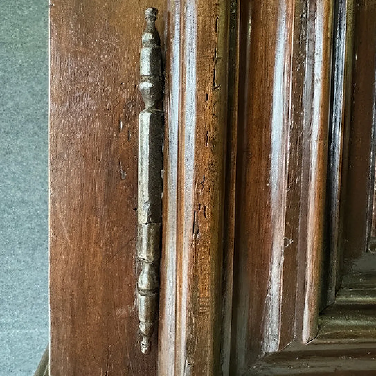 Solid wood double-body sideboard, 17th century 8