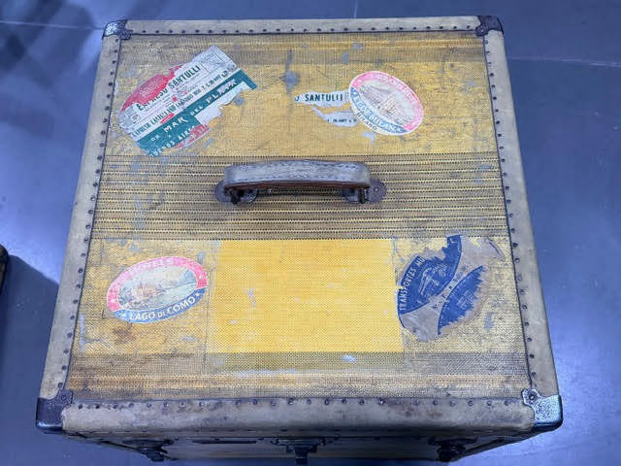 Pair of travel trunks, early 20th century 9