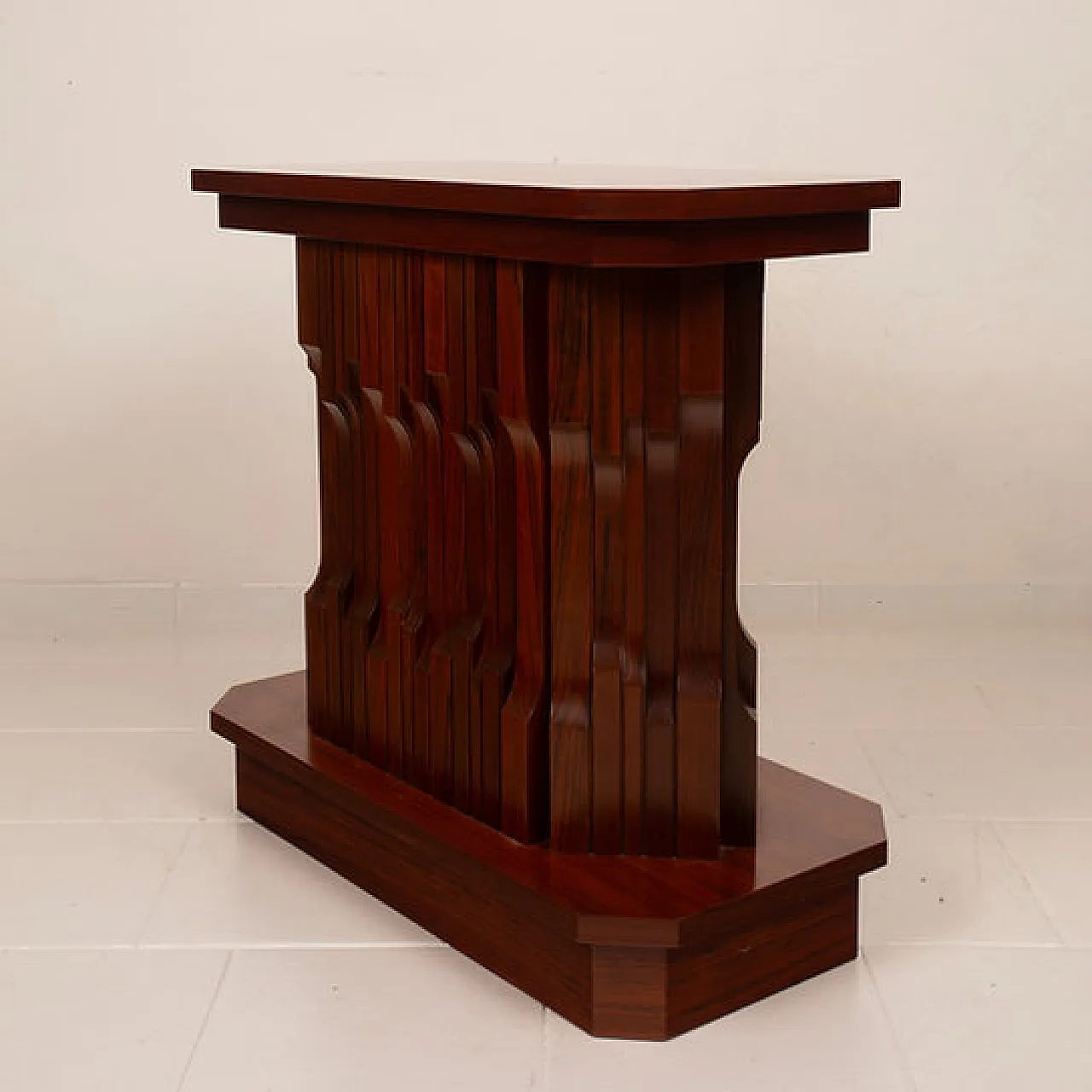 Sculptural multifunctional Norman base by Luciano Frigerio, 1970s 12