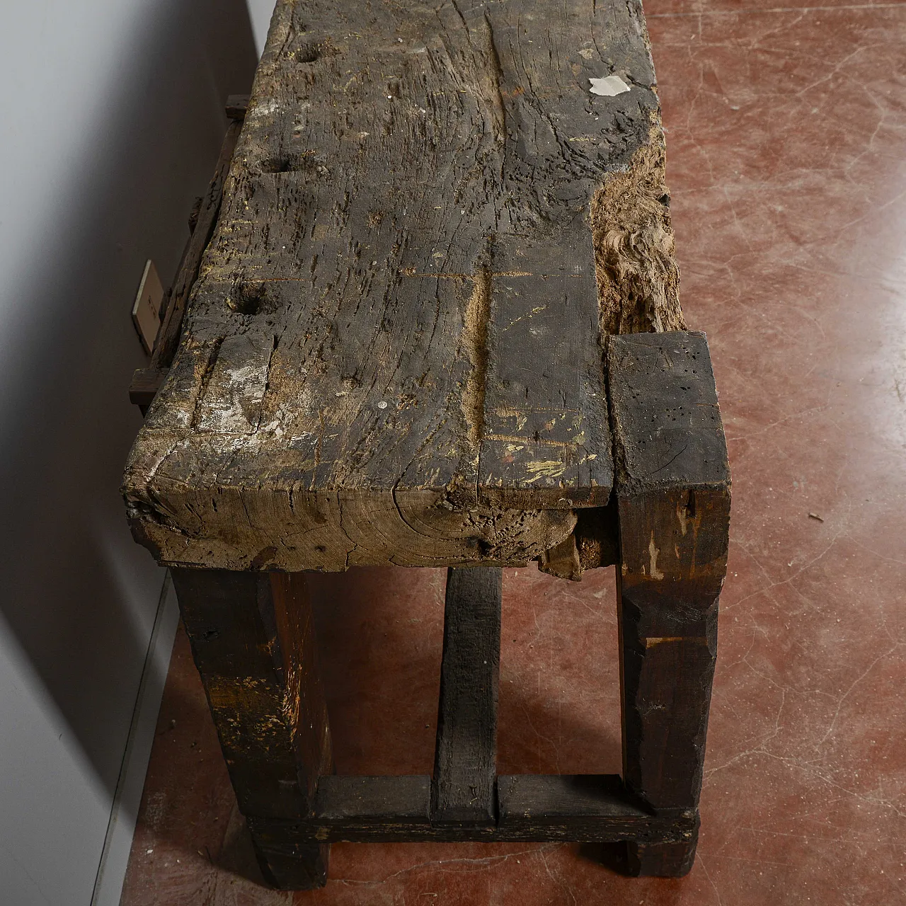 Banco da falegname in legno, primo '900 4