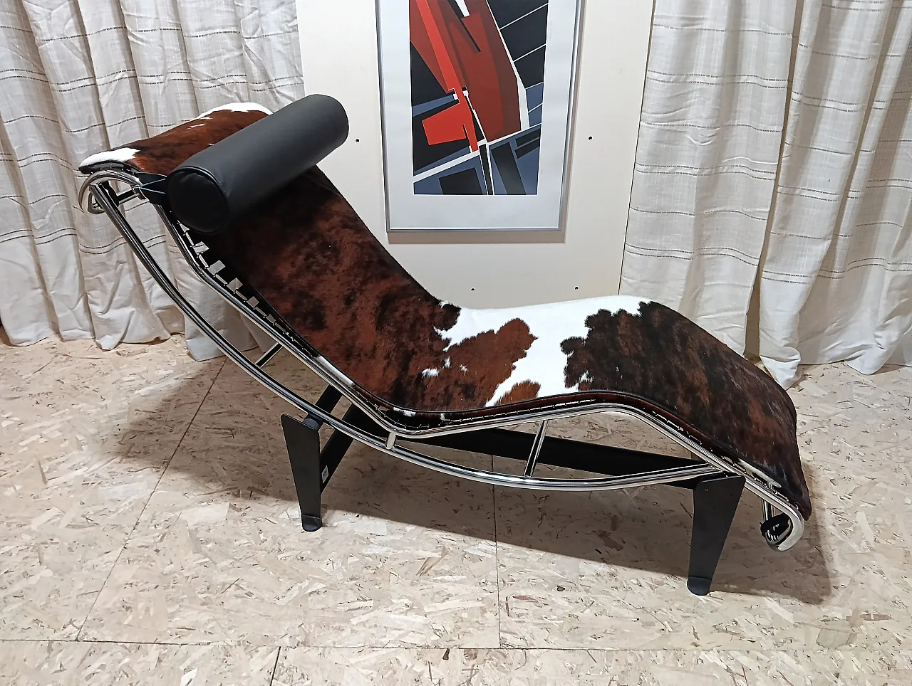 Chaise Longue LC4 1401 in spotted fur by Mdf Italia, 200s 3