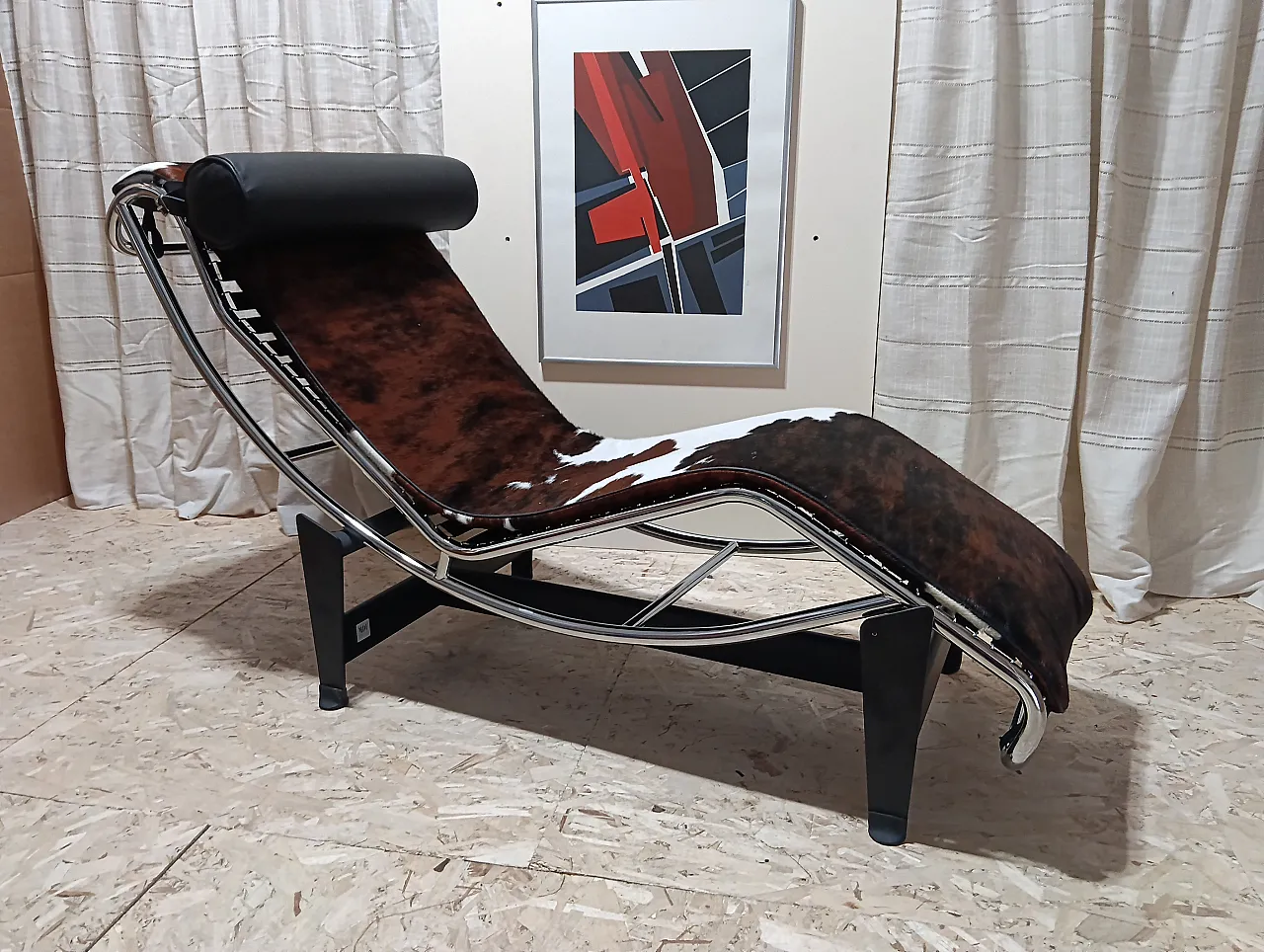 Chaise Longue LC4 1401 in spotted fur by Mdf Italia, 200s 4