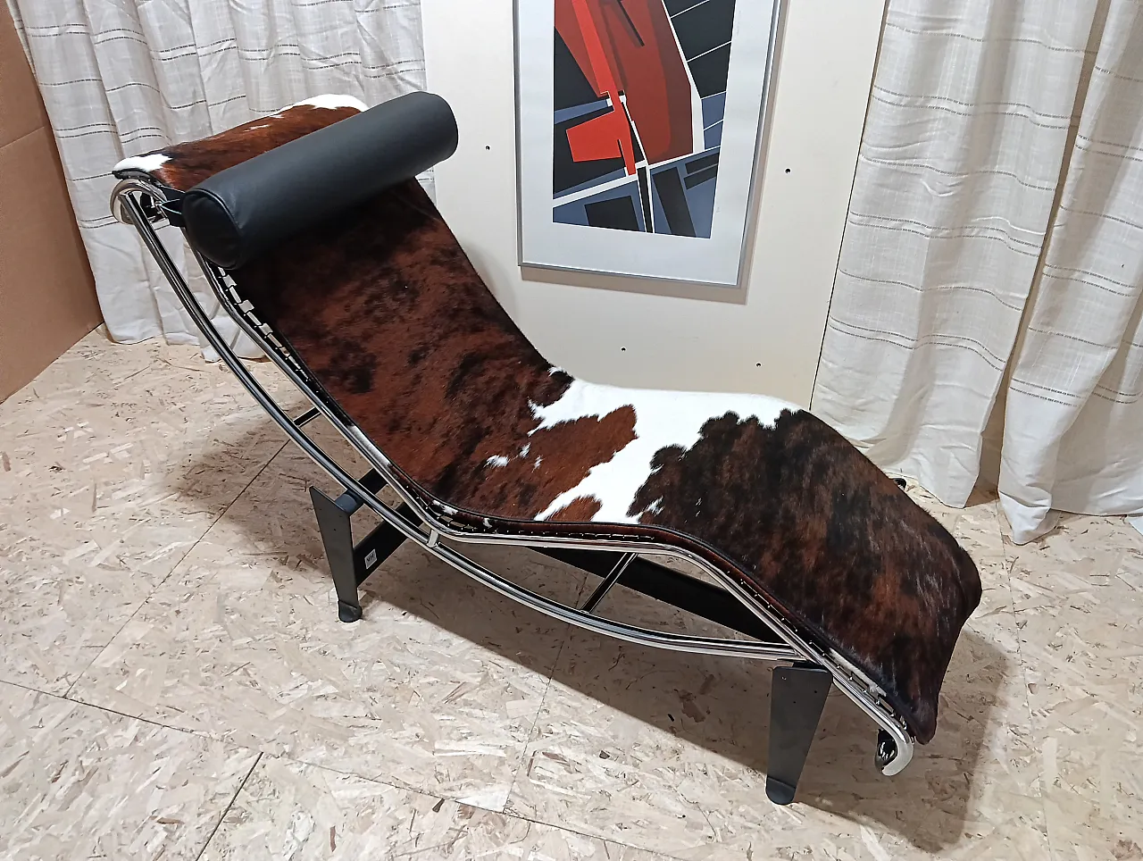 Chaise Longue LC4 1401 in spotted fur by Mdf Italia, 200s 5
