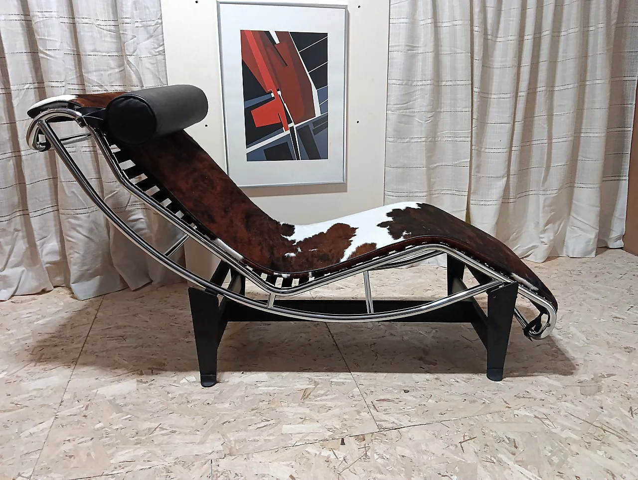 Chaise Longue LC4 1401 in spotted fur by Mdf Italia, 200s 6