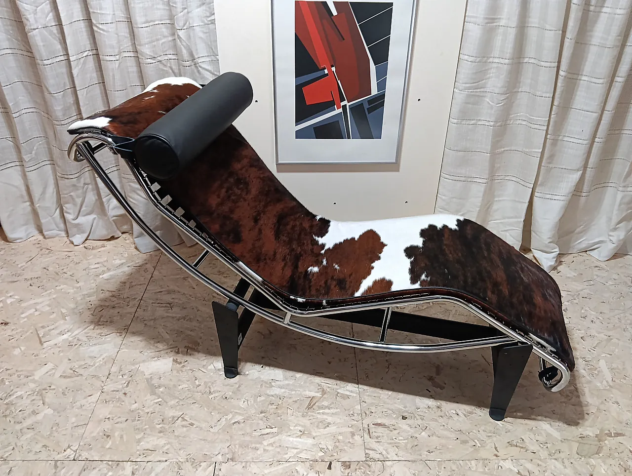 Chaise Longue LC4 1401 in spotted fur by Mdf Italia, 200s 7