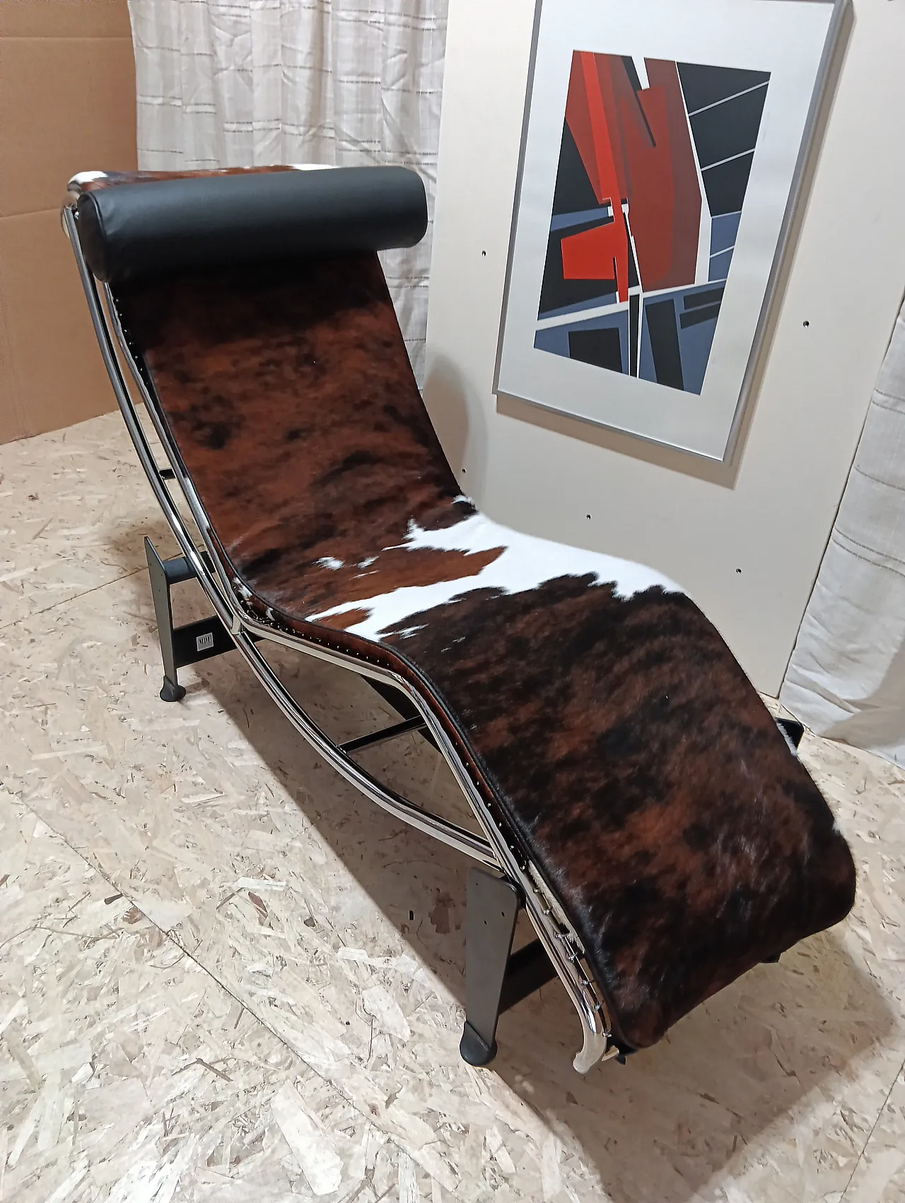 Chaise Longue LC4 1401 in spotted fur by Mdf Italia, 200s 16
