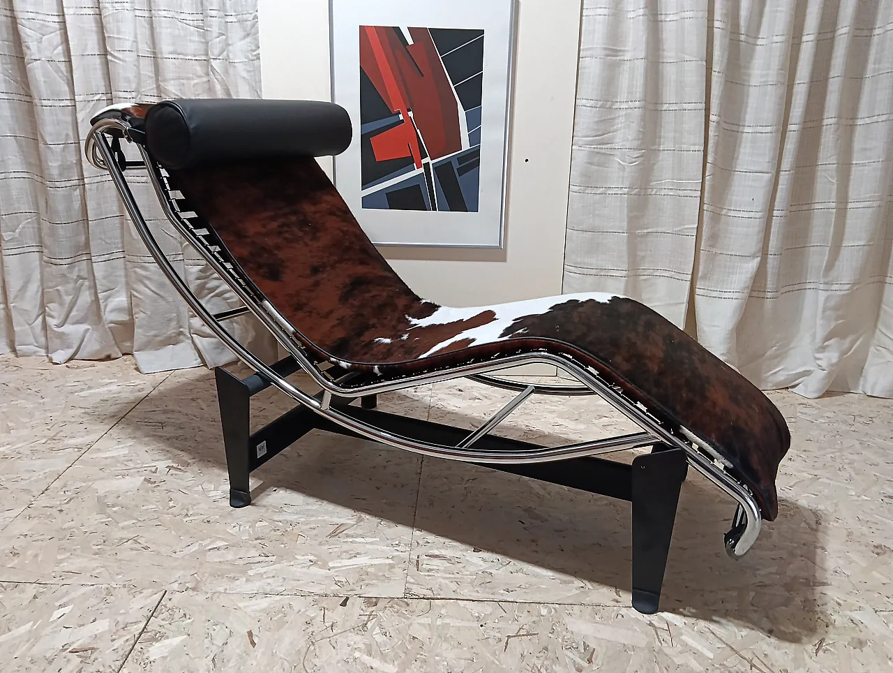 Chaise Longue LC4 1401 in spotted fur by Mdf Italia, 200s 29