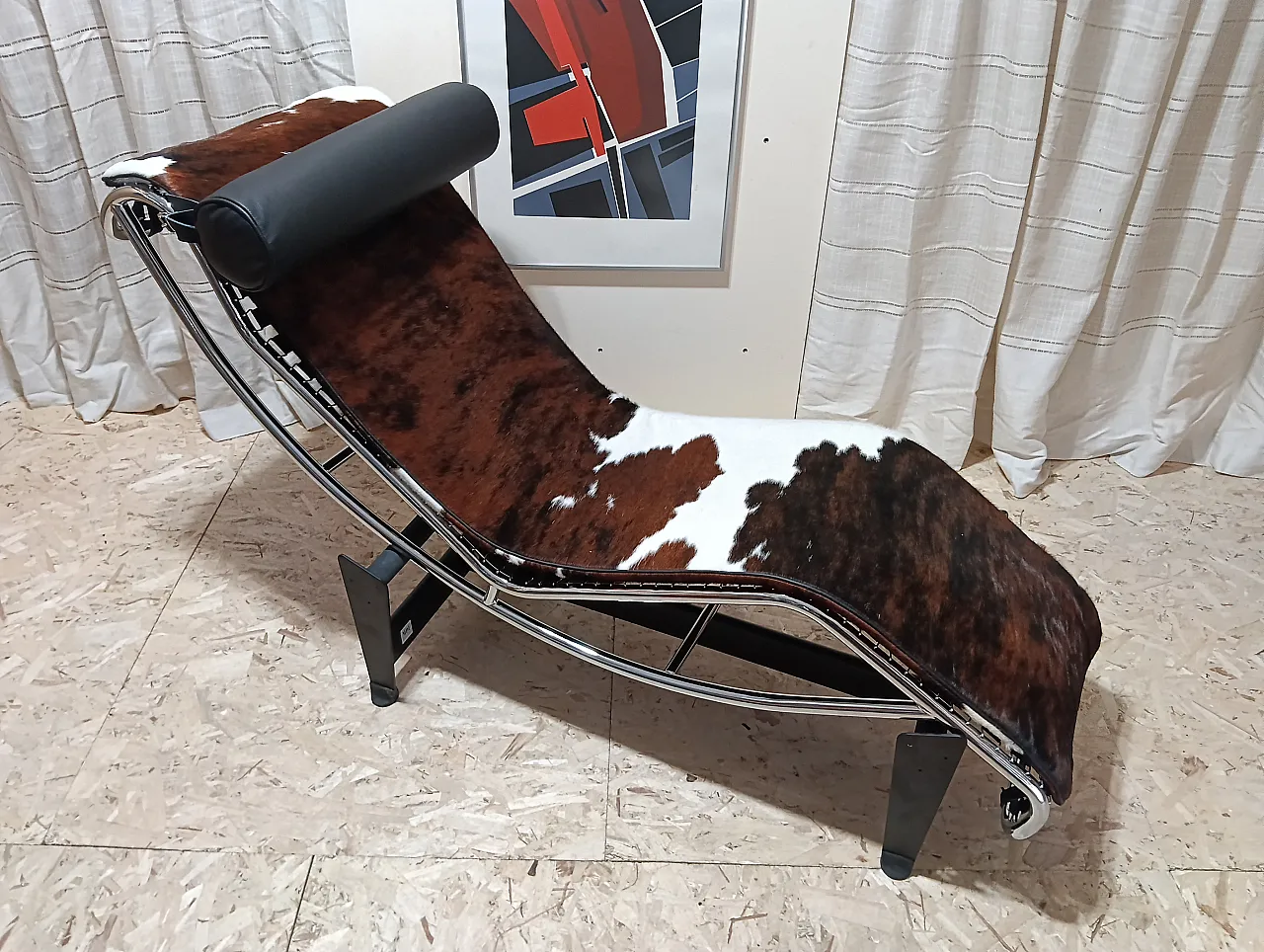 Chaise Longue LC4 1401 in spotted fur by Mdf Italia, 200s 30
