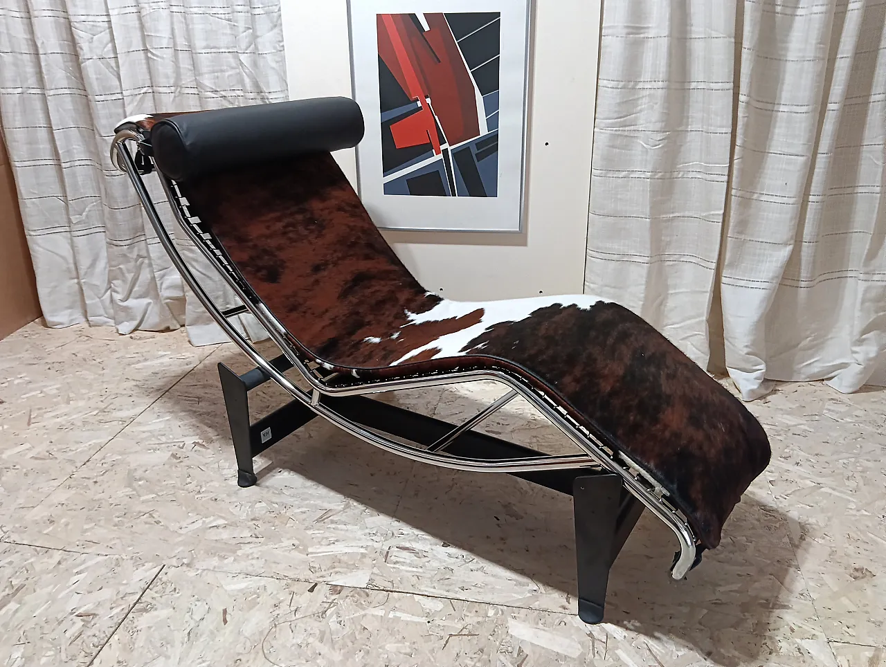 Chaise Longue LC4 1401 in spotted fur by Mdf Italia, 200s 33