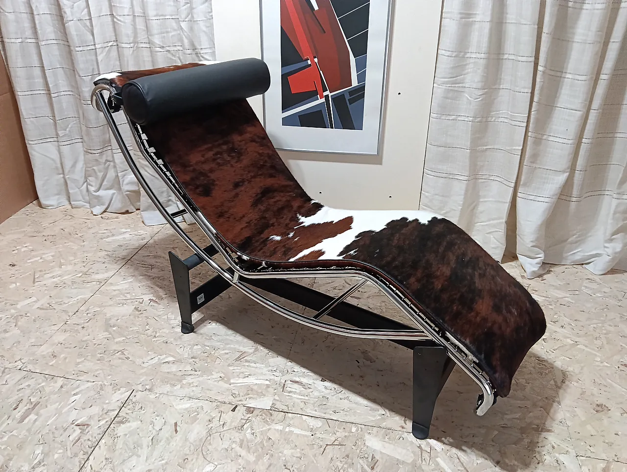Chaise Longue LC4 1401 in spotted fur by Mdf Italia, 200s 34