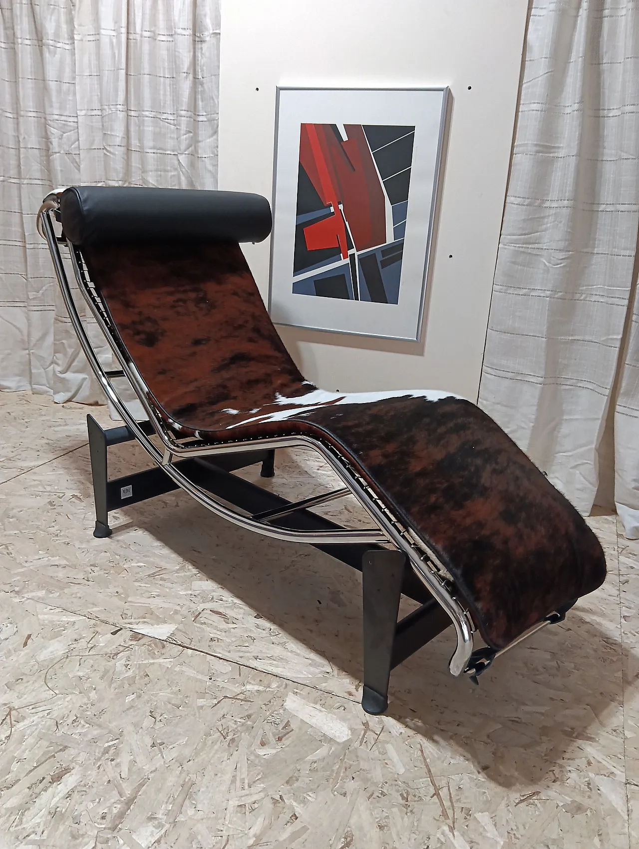 Chaise Longue LC4 1401 in spotted fur by Mdf Italia, 200s 48