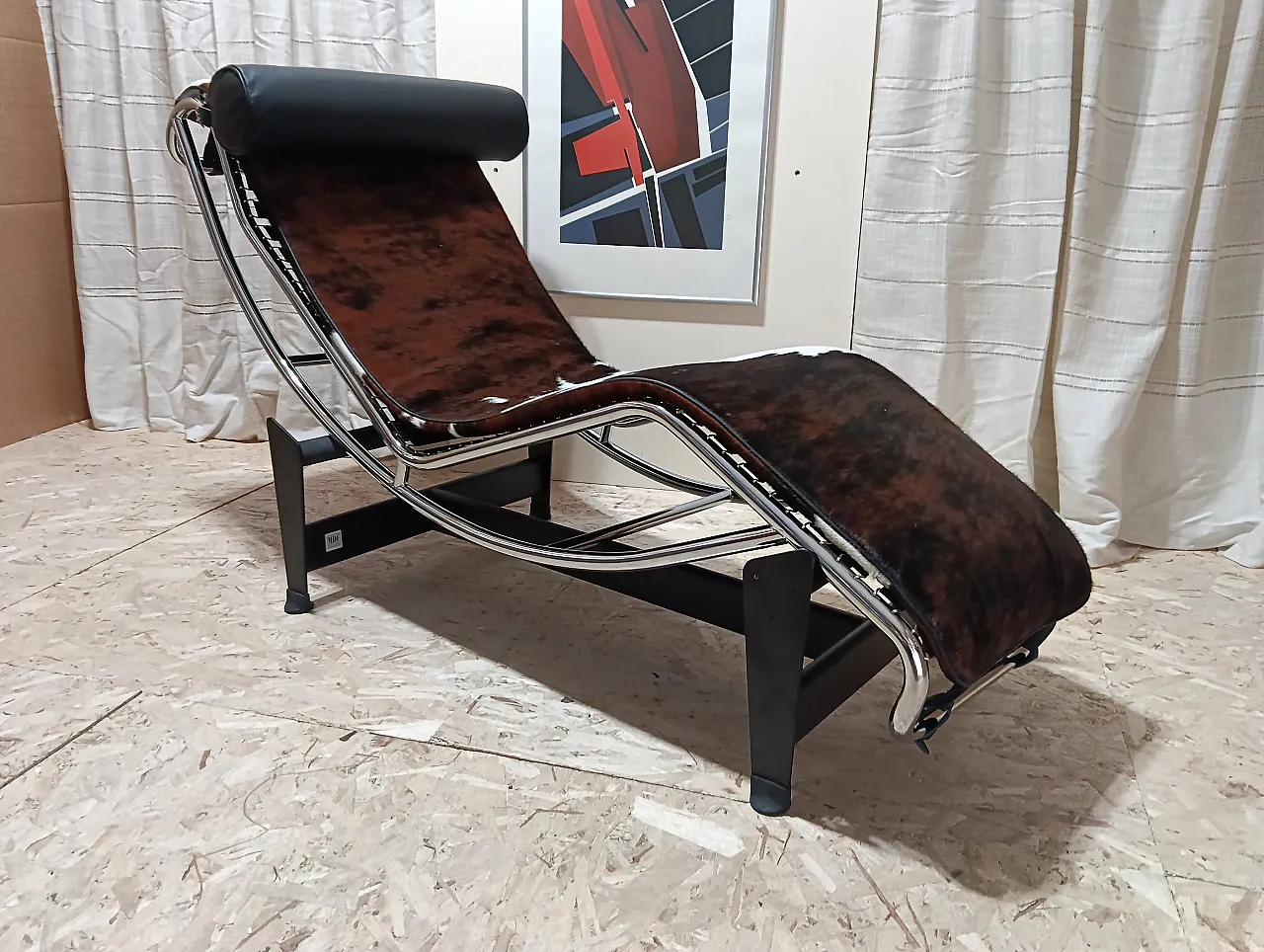 Chaise Longue LC4 1401 in spotted fur by Mdf Italia, 200s 51
