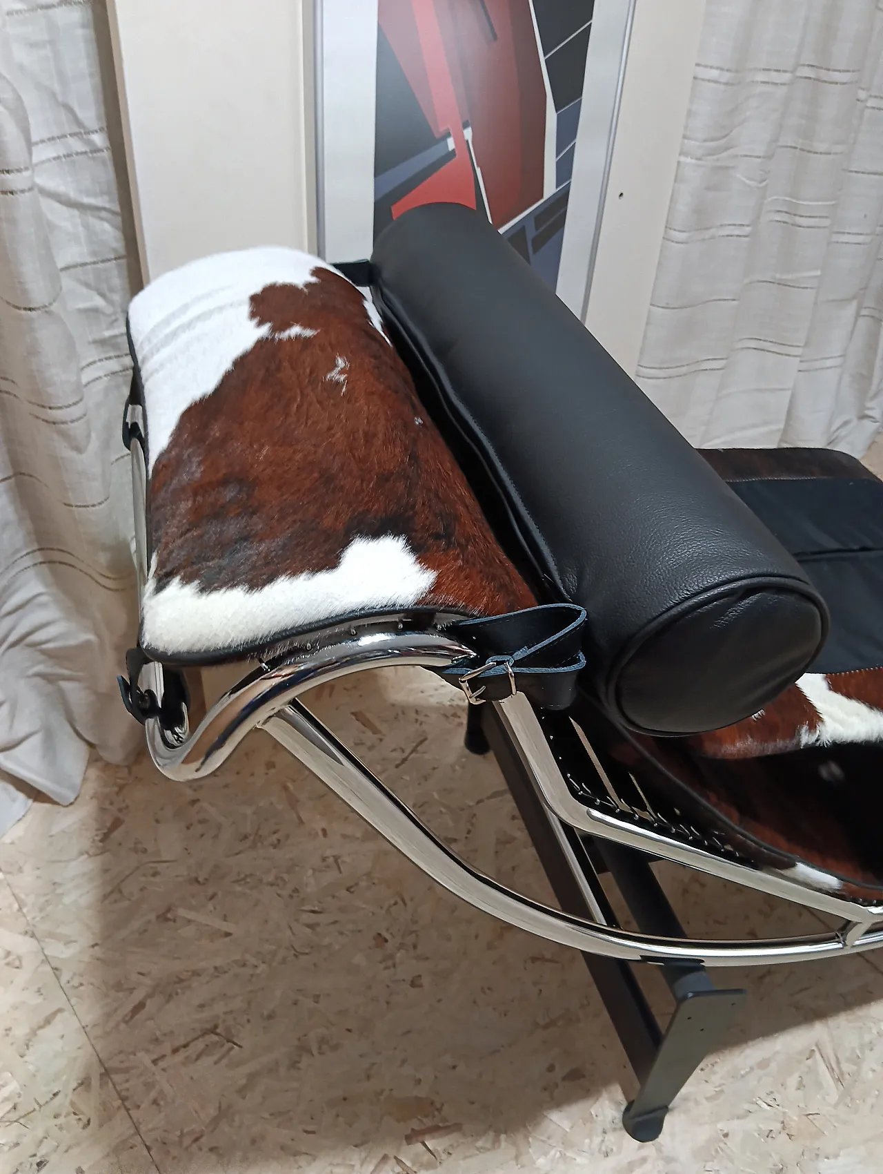Chaise Longue LC4 1401 in spotted fur by Mdf Italia, 200s 65
