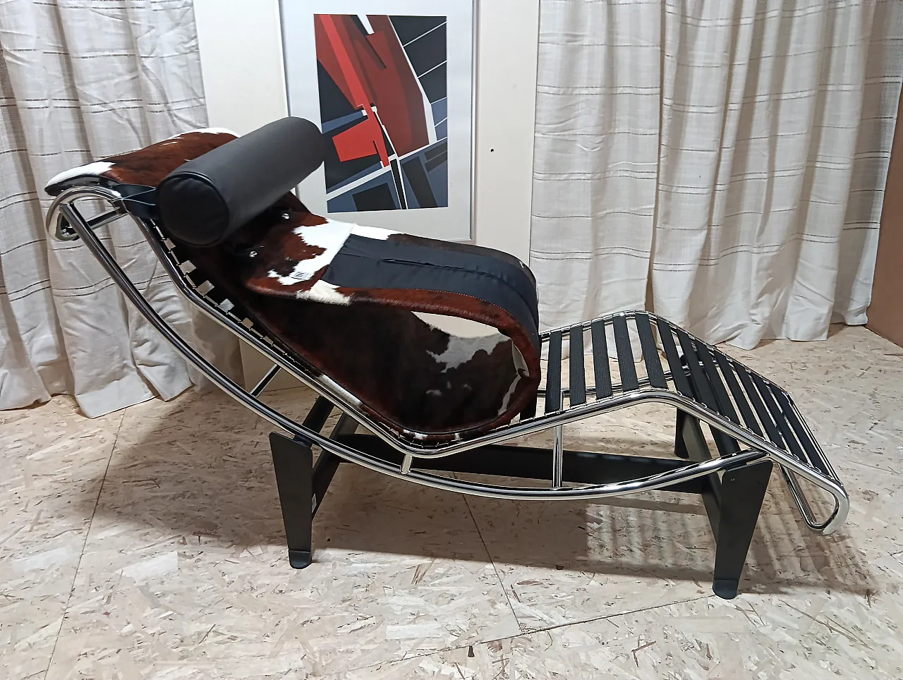 Chaise Longue LC4 1401 in spotted fur by Mdf Italia, 200s 69