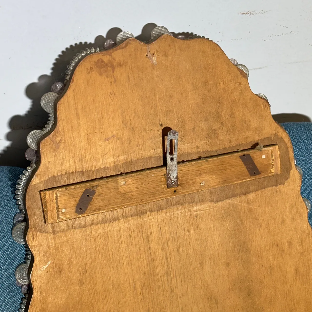 Specchio ovale in vetro veneziano, anni '70 10