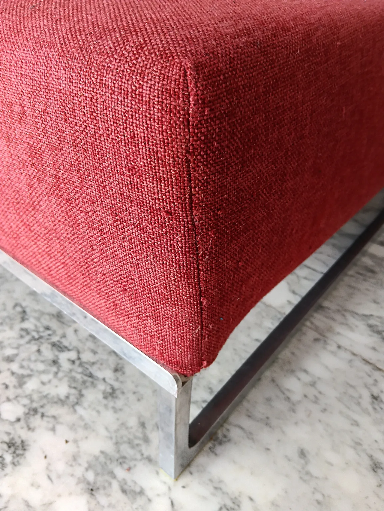 B&B ITALIA sofa SOLO 246 MAXALTO in red material cotton, 2000s 12