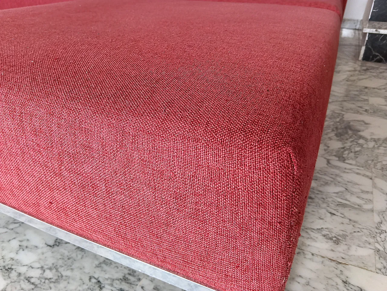 B&B ITALIA sofa SOLO 246 MAXALTO in red material cotton, 2000s 15