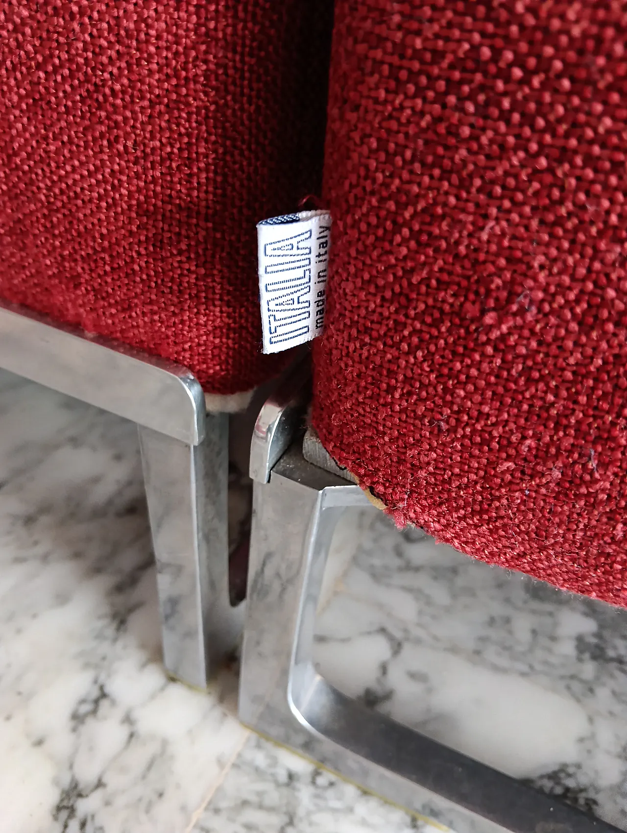 B&B ITALIA sofa SOLO 246 MAXALTO in red material cotton, 2000s 27