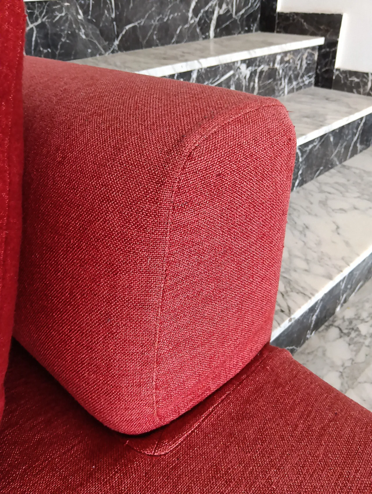 B&B ITALIA sofa SOLO 246 MAXALTO in red material cotton, 2000s 30