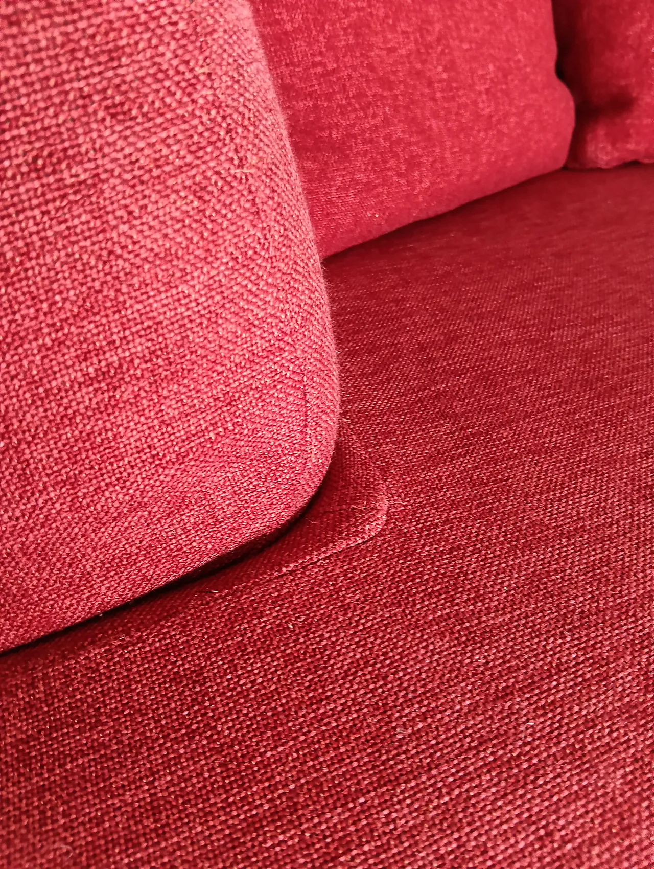 B&B ITALIA sofa SOLO 246 MAXALTO in red material cotton, 2000s 101