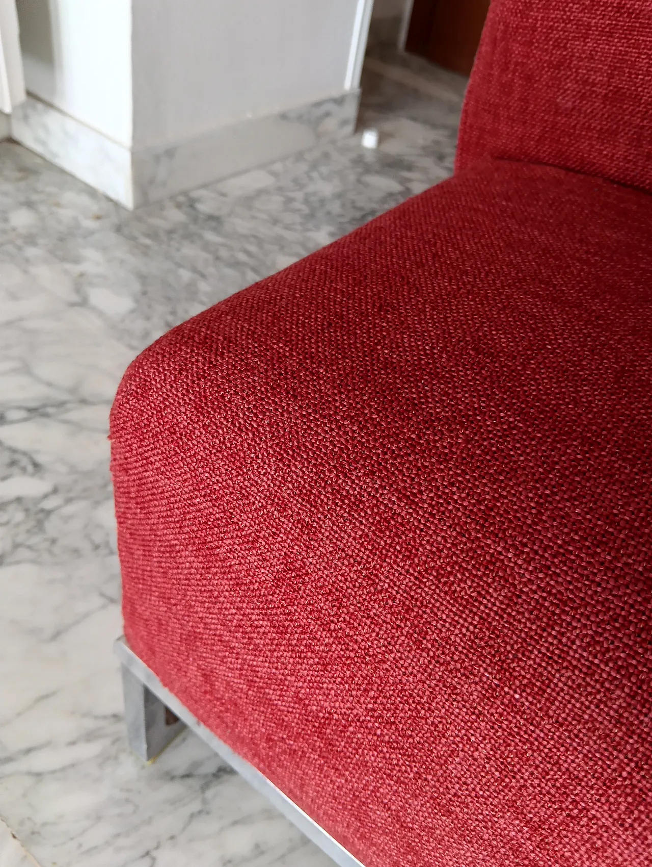 B&B ITALIA sofa SOLO 246 MAXALTO in red material cotton, 2000s 116