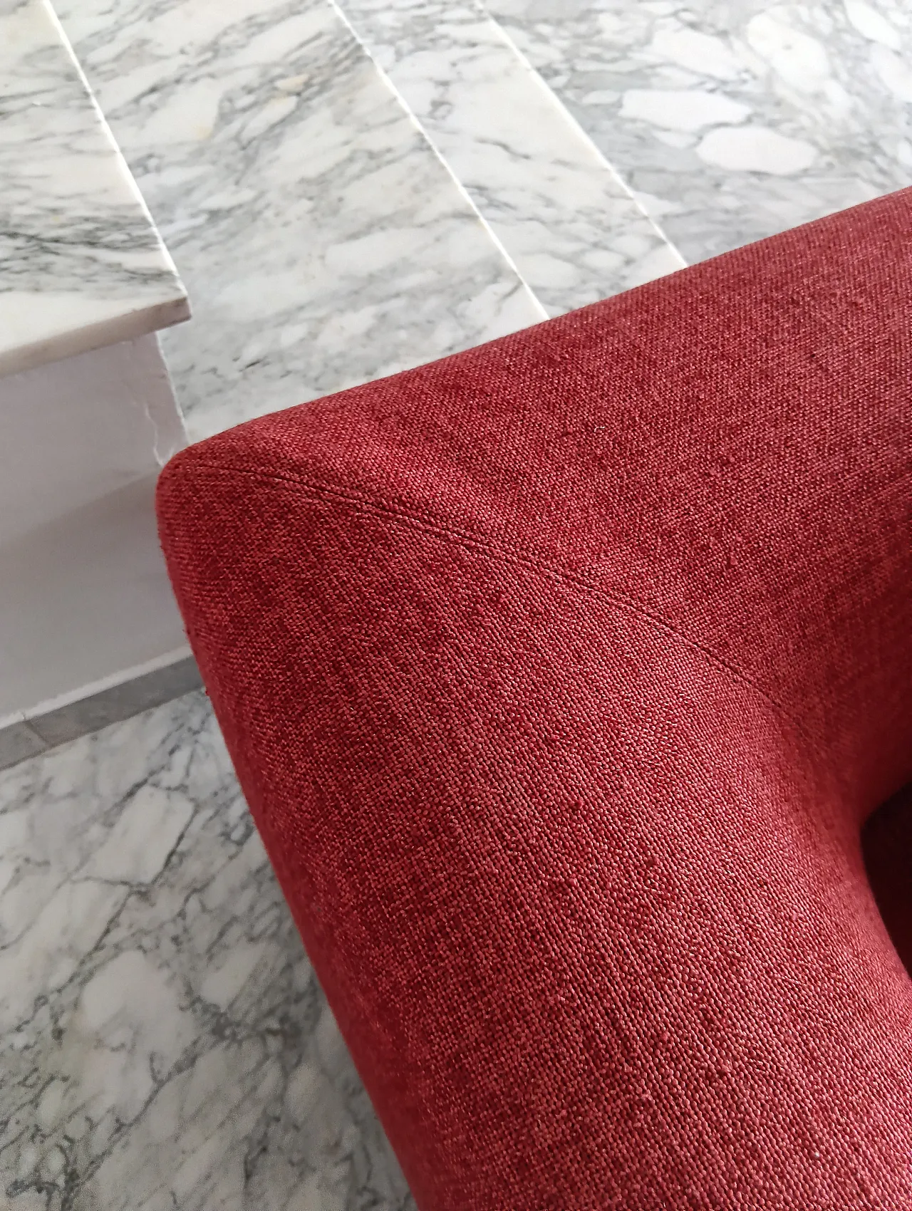 B&B ITALIA sofa SOLO 246 MAXALTO in red material cotton, 2000s 141