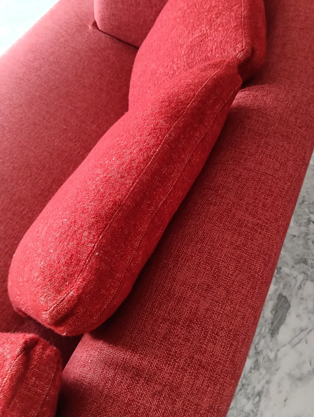 B&B ITALIA sofa SOLO 246 MAXALTO in red material cotton, 2000s 143