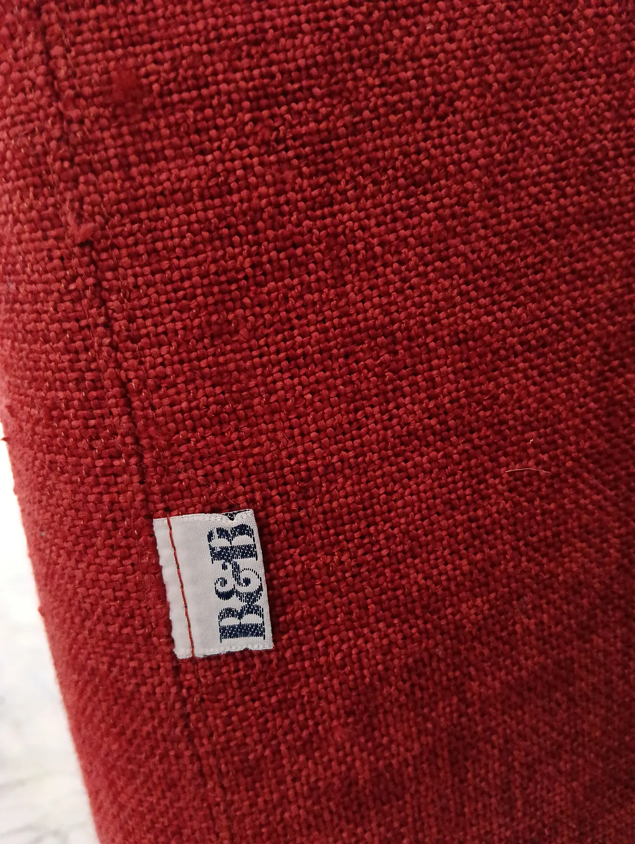 B&B ITALIA sofa SOLO 246 MAXALTO in red material cotton, 2000s 148