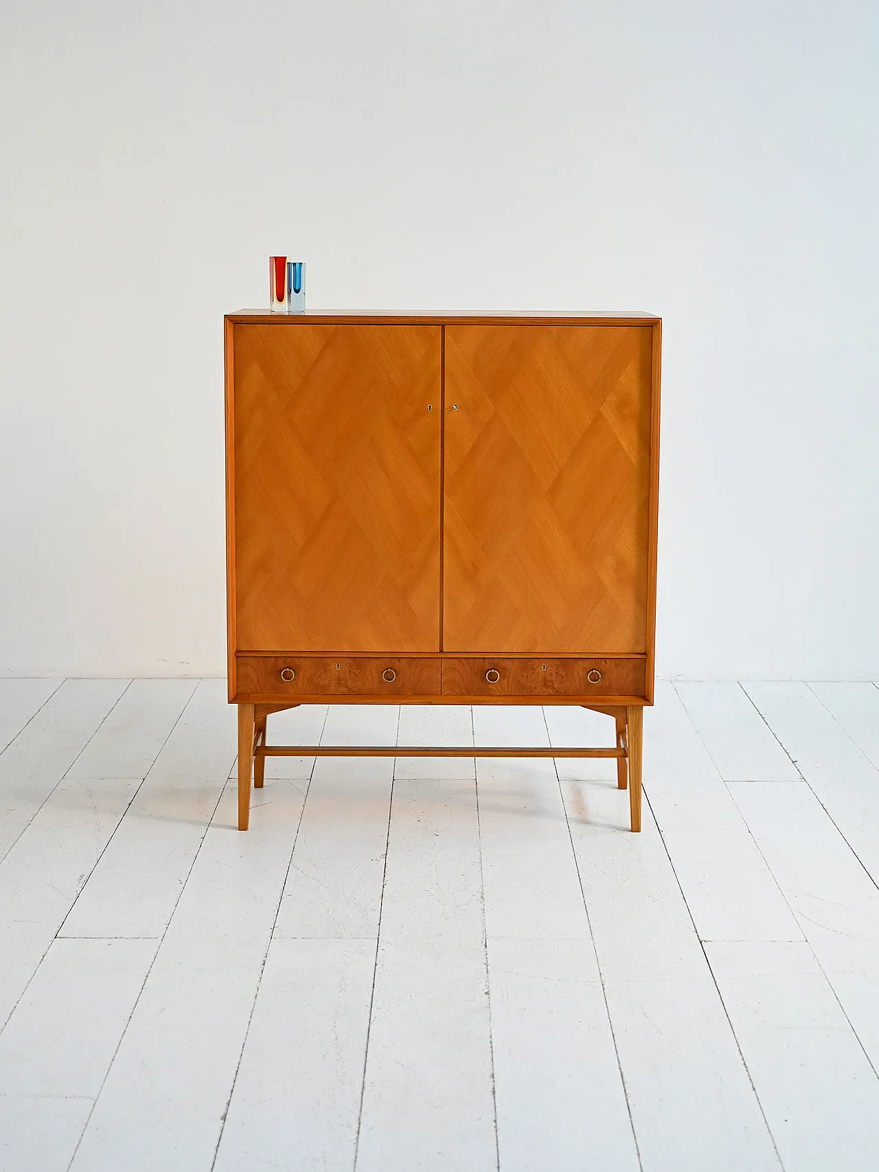AB Seffle Möbelfabrik elm and briar furniture from the 1950s 1