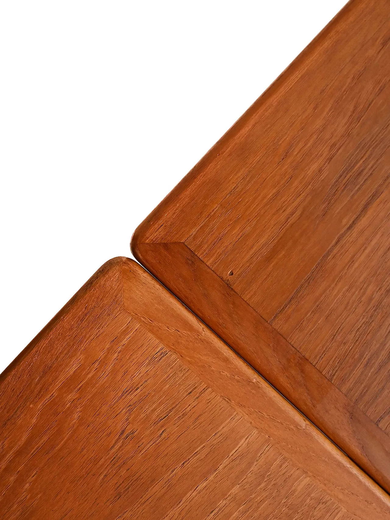 Extendable dining table in teak and oak, Danish design from the 1960s 5
