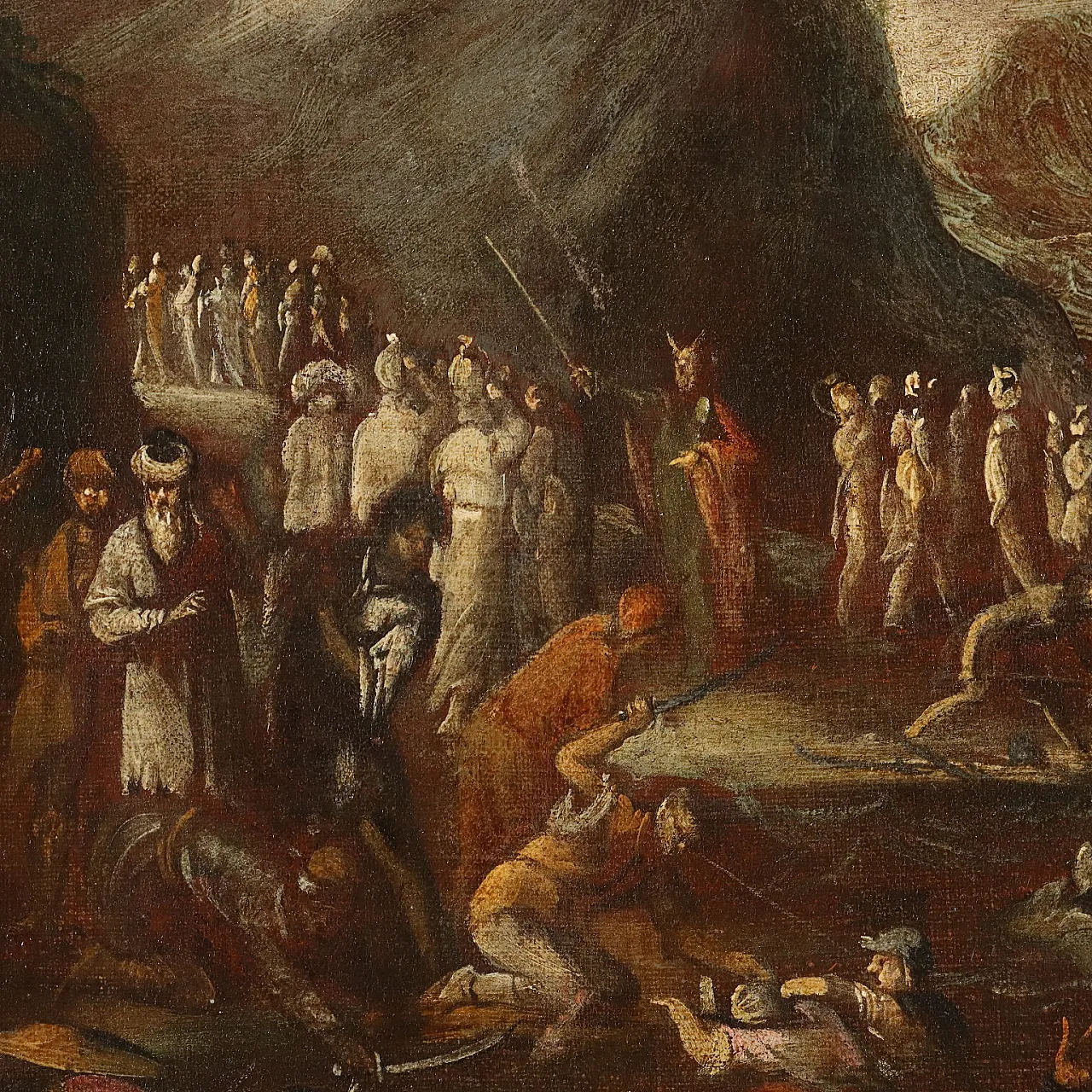The Crossing of the Red Sea, oil on canvas, 17th century 5