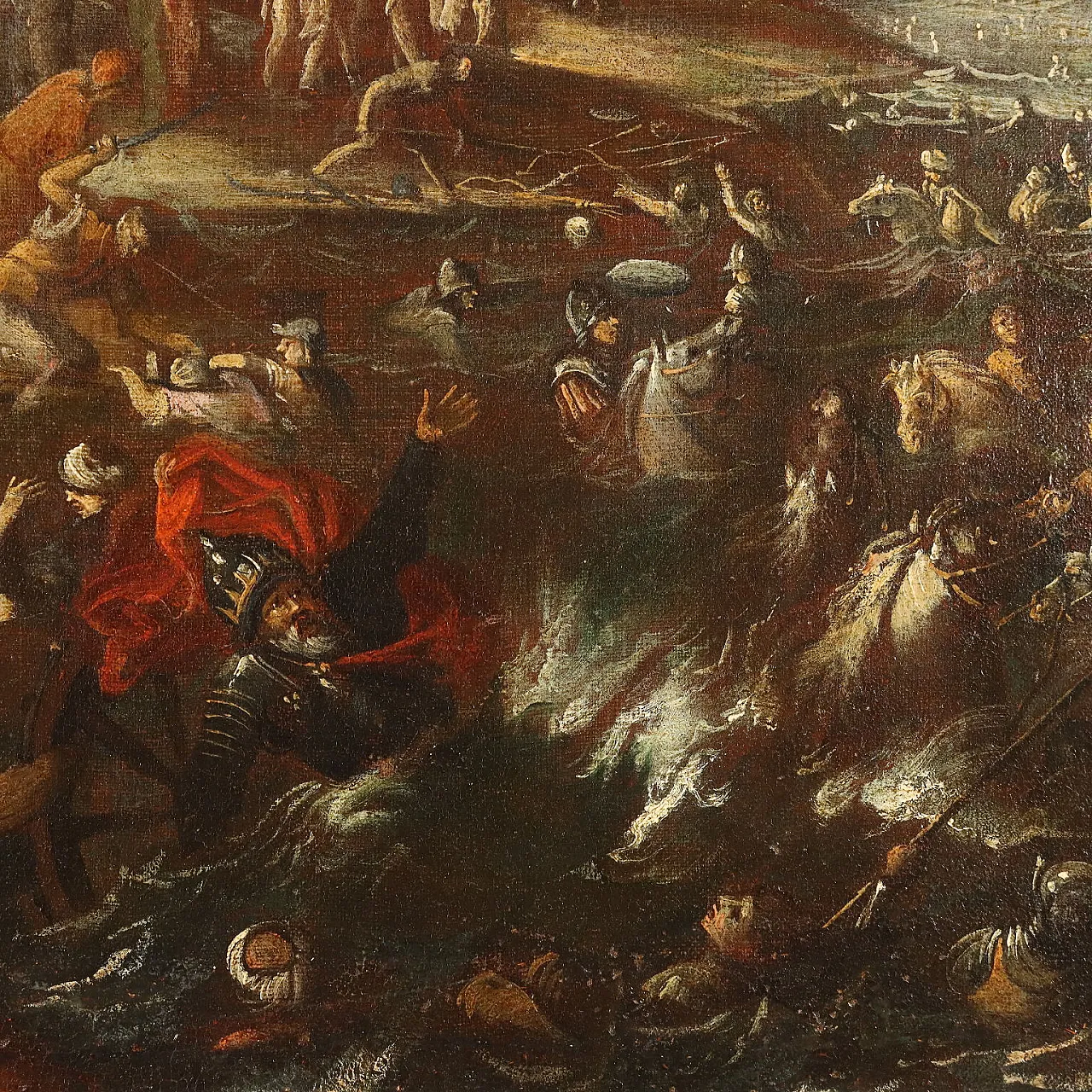 The Crossing of the Red Sea, oil on canvas, 17th century 8