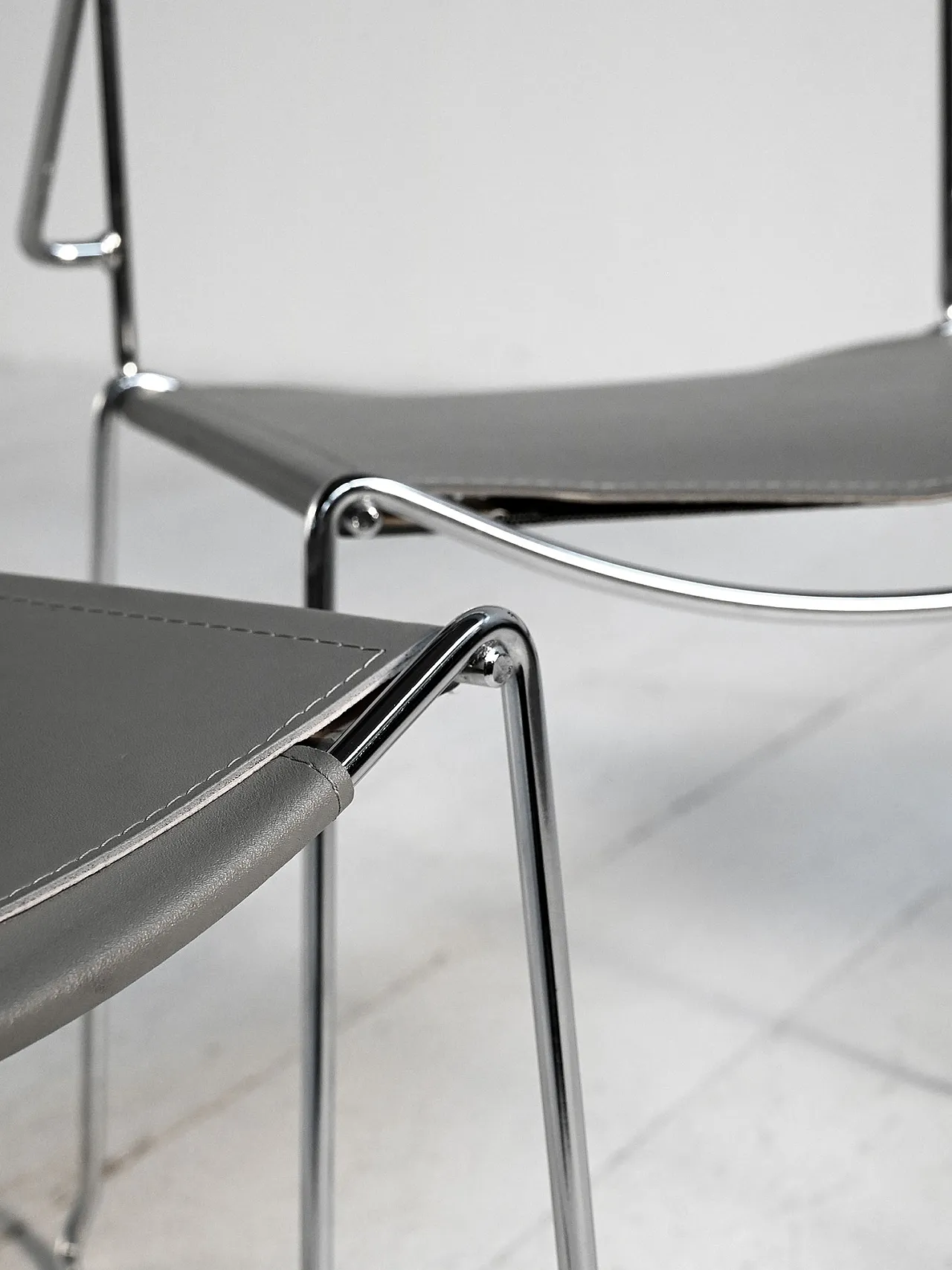 4 Spaghetti chairs by Giandomenico Belotti for Alias, 70s 8