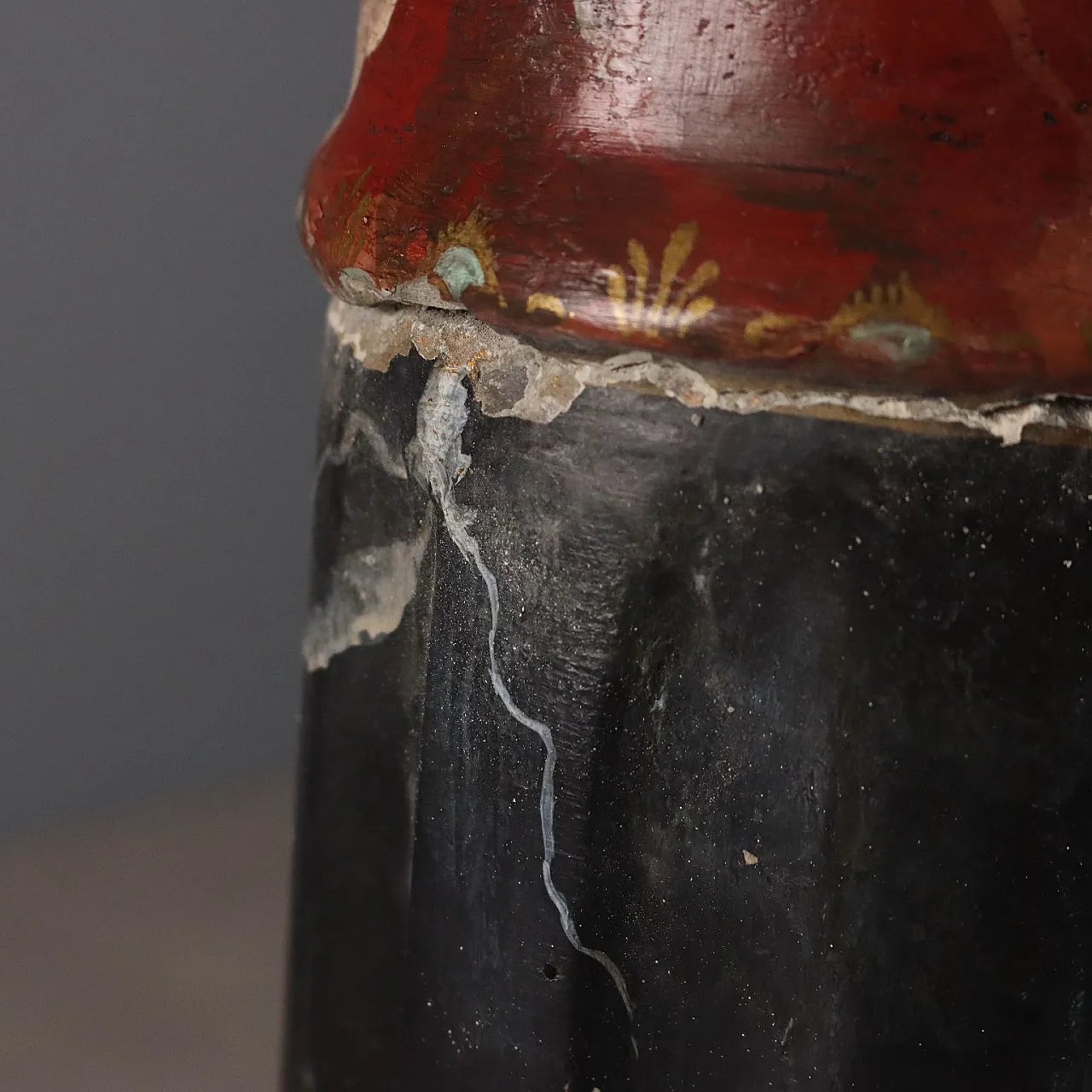 Colonna in cemento dipinta a finto marmo, '900 6