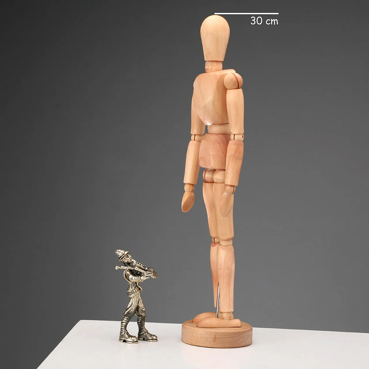 Silver bagpipe player manufacture Sorini Arezzo, 20th century 2