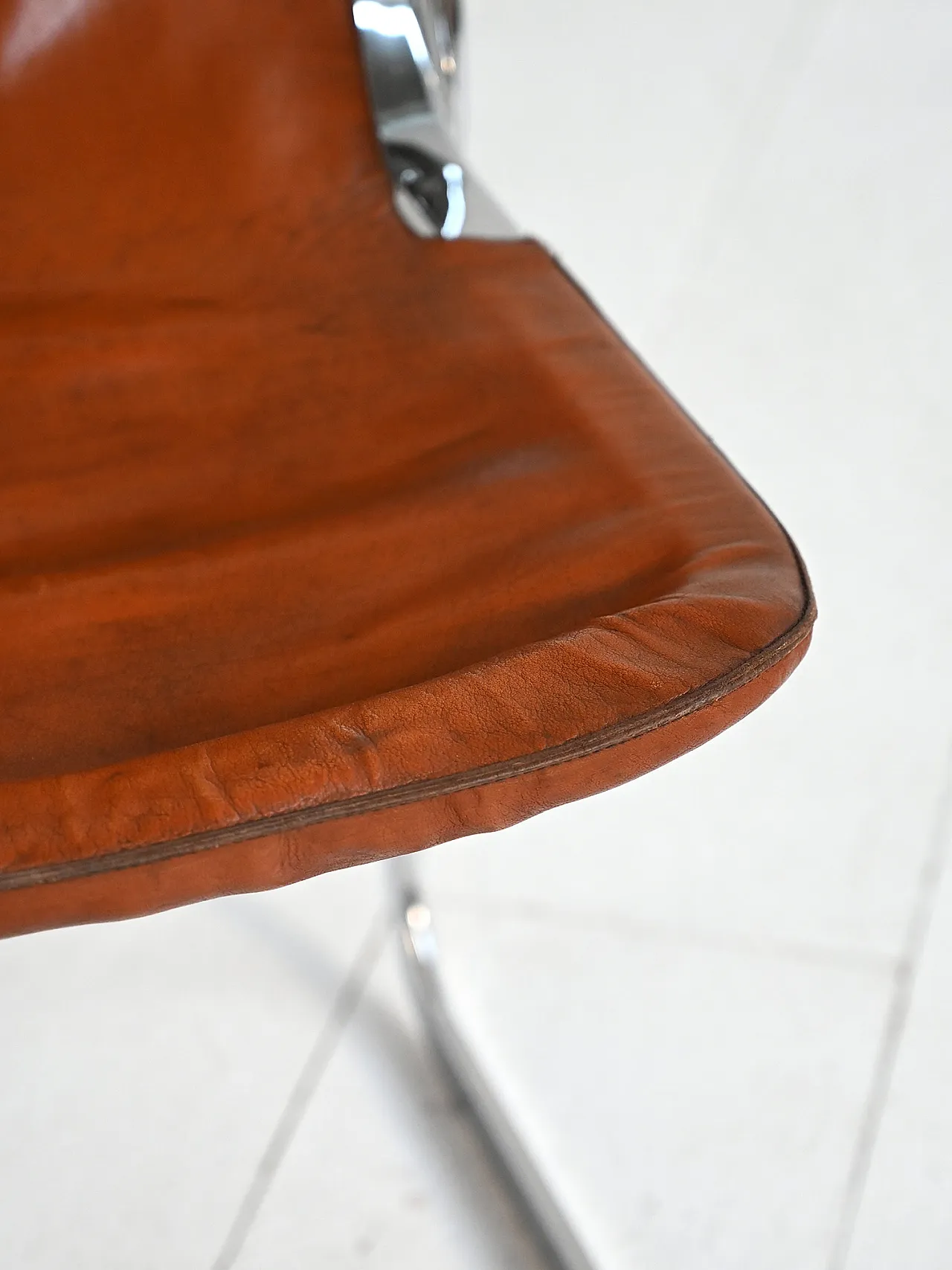 Pair of chairs in Willy Rizzo for Cidue style, 1970s 7