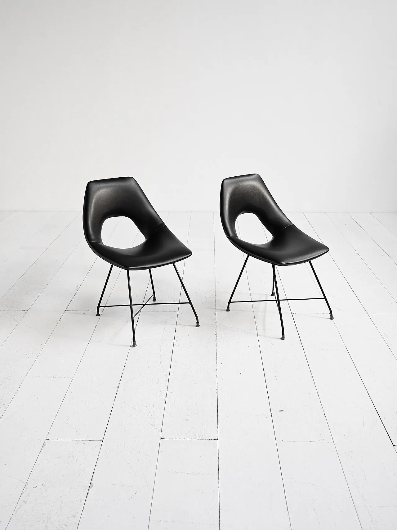Pair of Cosmos chairs by Augusto Bozzi, 50s 2