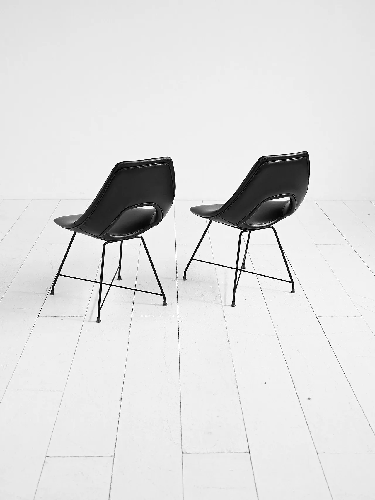 Pair of Cosmos chairs by Augusto Bozzi, 50s 5