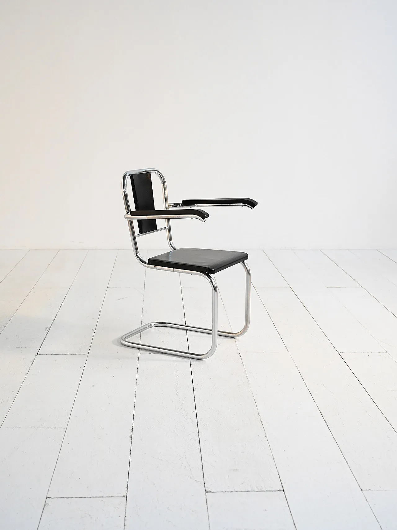 Scandinavian cantilever armchair in Bauhaus style, 1930s 1