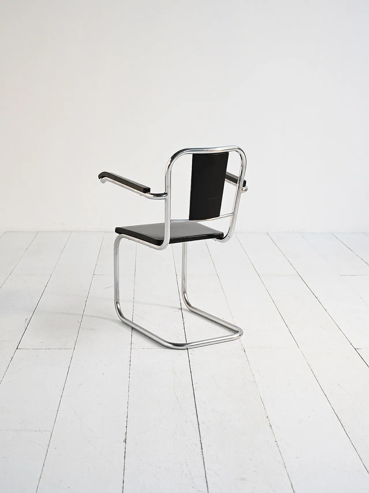 Scandinavian cantilever armchair in Bauhaus style, 1930s 3