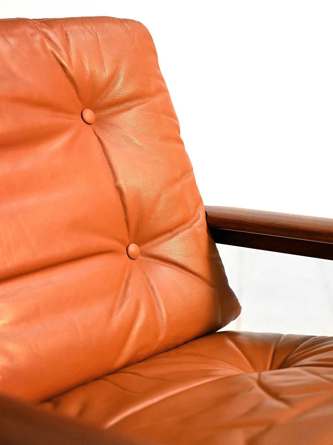 Capella armchairs Illum Wikkelsø Denmark, 1960s 8