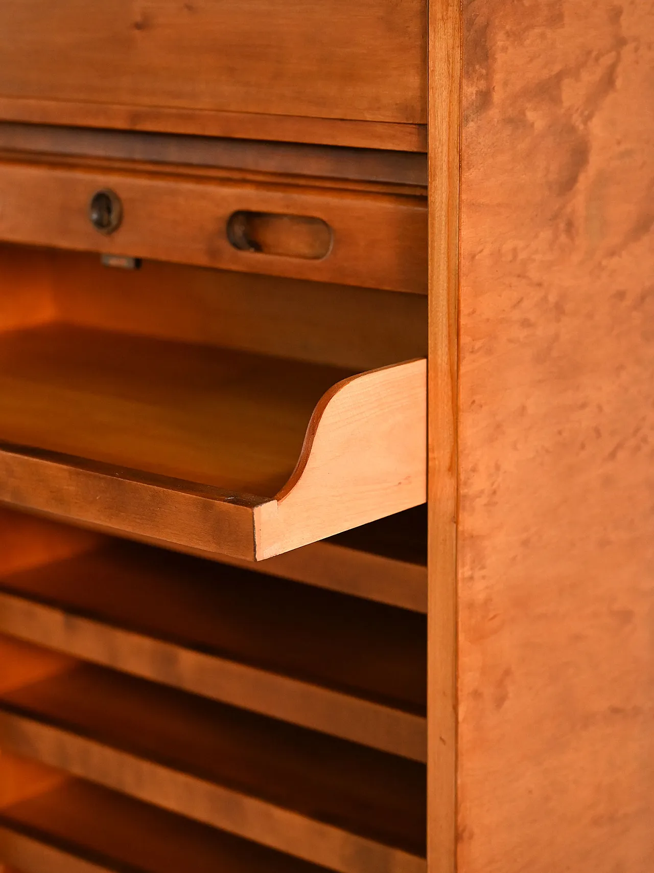 1940s birch shutter wardrobe 7