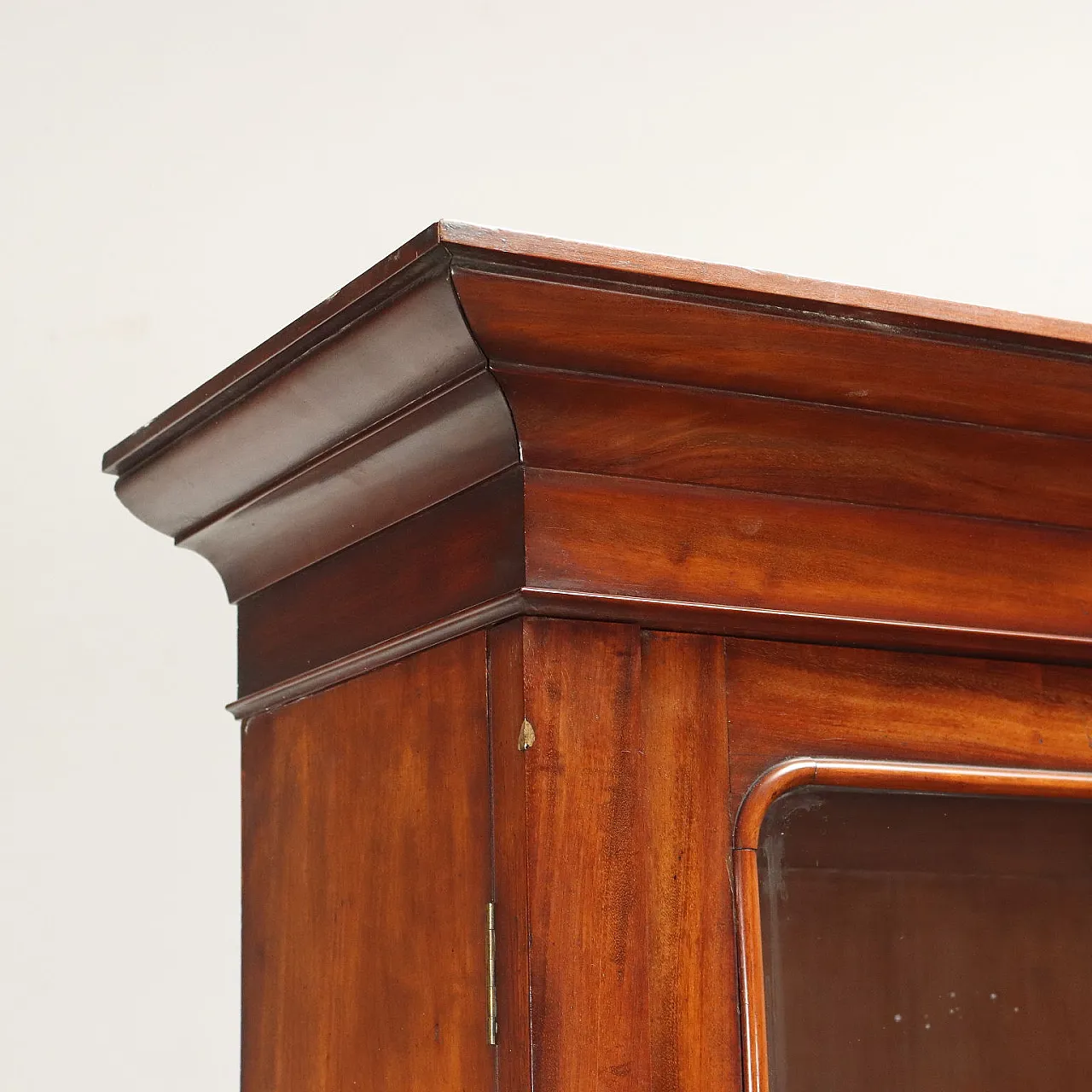 Credenza in mogano con anta a rullo, '800 5