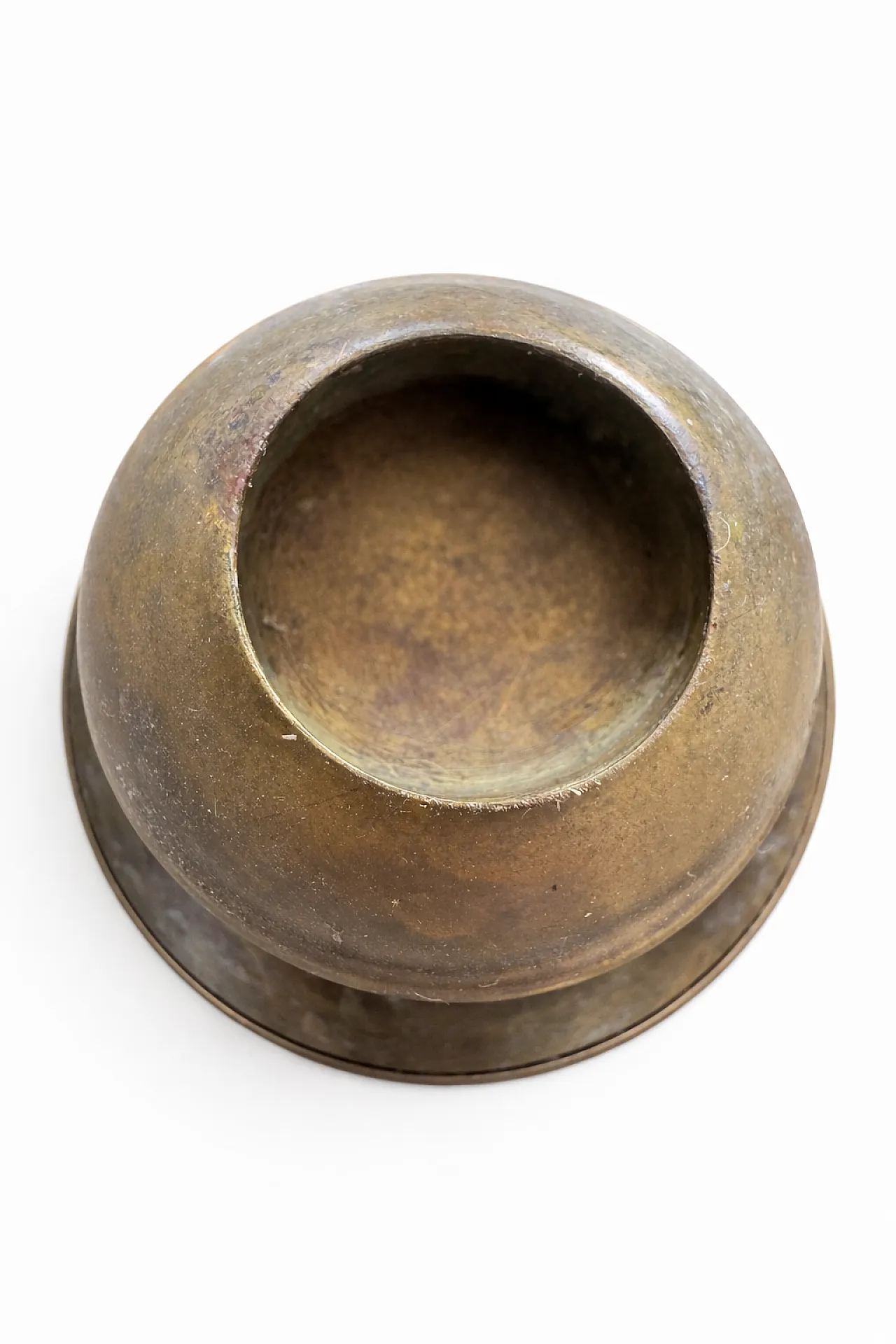 Pair of DHR Rotterdam candlesticks in brass and glass, 1930s 9