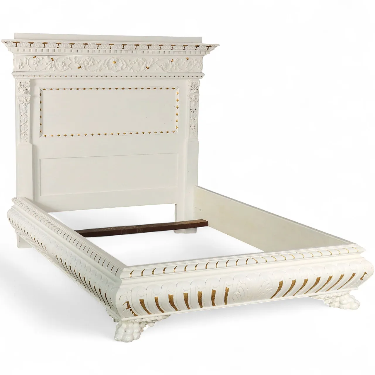 Neo-Renaissance style bed, 20th century 11