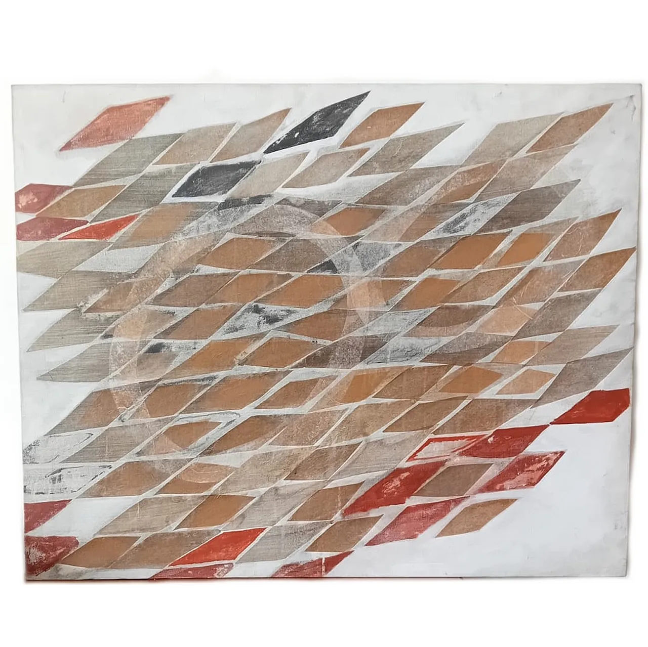 Dipinto Di Ignazio Moncada Segni Del Vento 1981 1