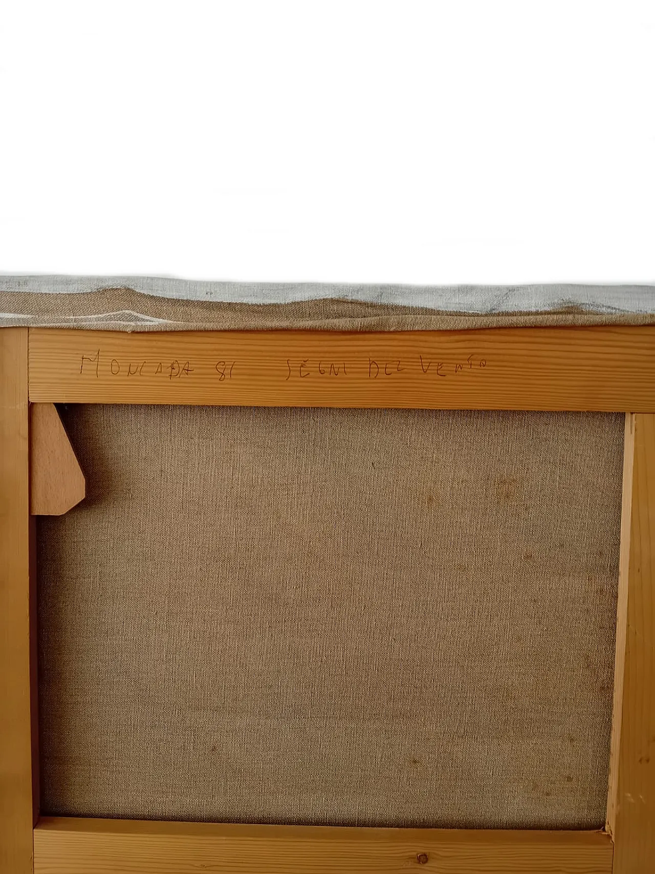 Dipinto Di Ignazio Moncada Segni Del Vento 1981 4